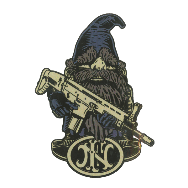 FN America SCAR Gnome Decal